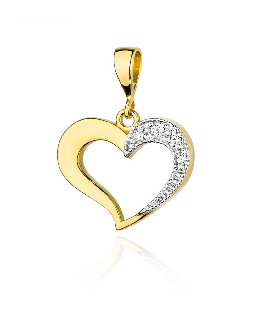 Zawieszka Bonore ze Złota próby 585 z diamentem 0,06 ct