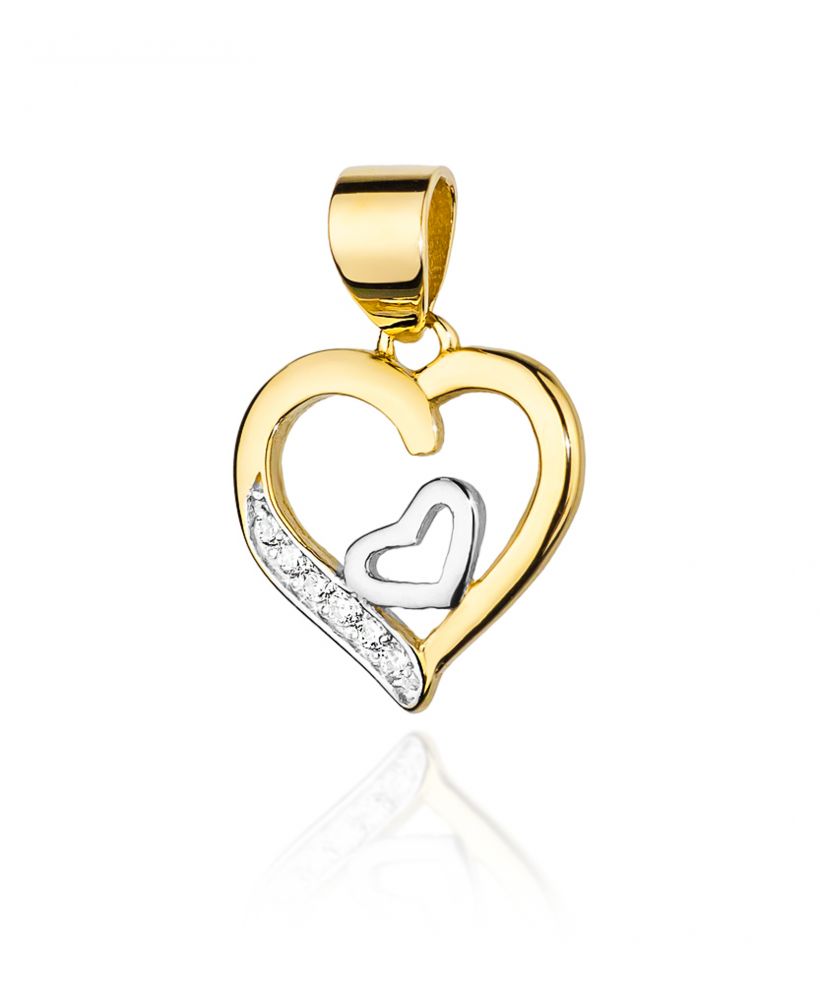 Zawieszka Bonore ze Złota próby 585 z diamentem 0,05 ct