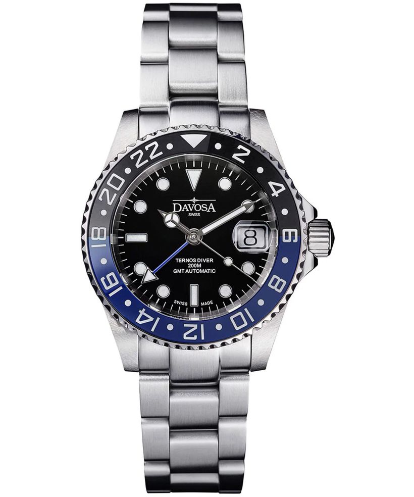 Zegarek męski Davosa Ternos Ceramic GMT WaveSl Automatic