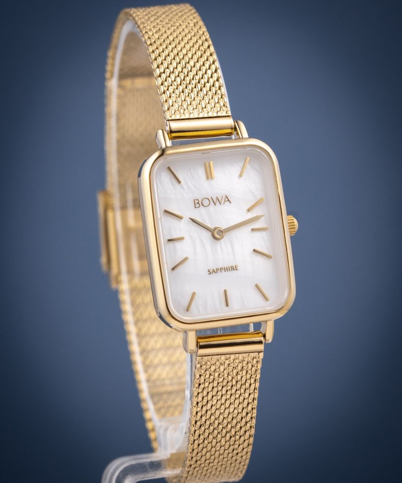 Zegarek damski BOWA Dubai Pearl-Gold Mesh 20