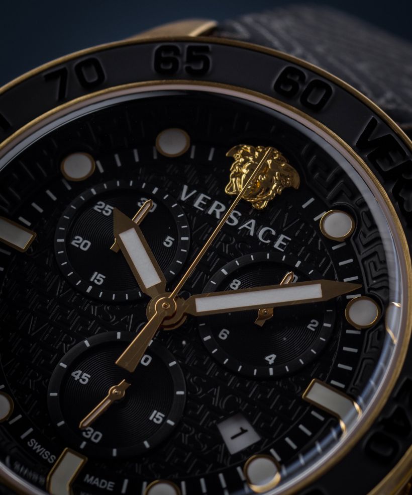 Zegarek męski Versace Greca Dome Chronograph