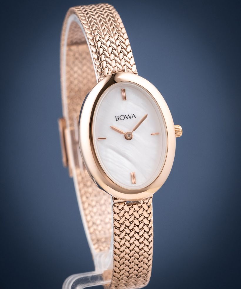 Zegarek damski BOWA Oslo Pearl Rose-Gold Mesh 23