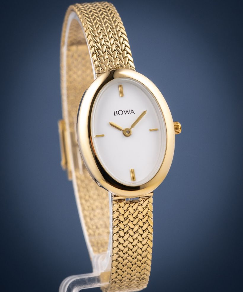 Zegarek damski BOWA Oslo White-Gold Mesh 23