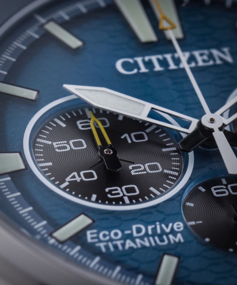 Zegarek Męski Citizen Eco-Drive Super Titanium Motor Chronograph