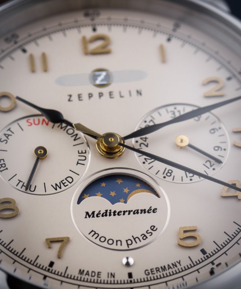 Zegarek męski Zeppelin Mediterranee Moonphase