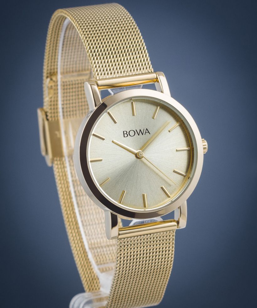 Zegarek damski BOWA Tokyo Full Gold Mesh 33