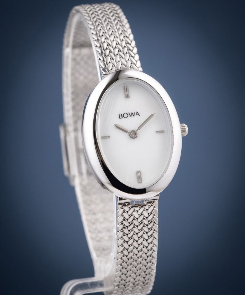 Zegarek damski BOWA Oslo Pearl-Silver Mesh 23
