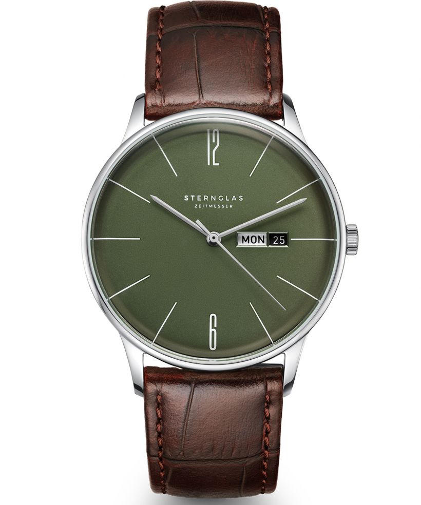 Zegarek męski Sternglas Berlin Olive Green