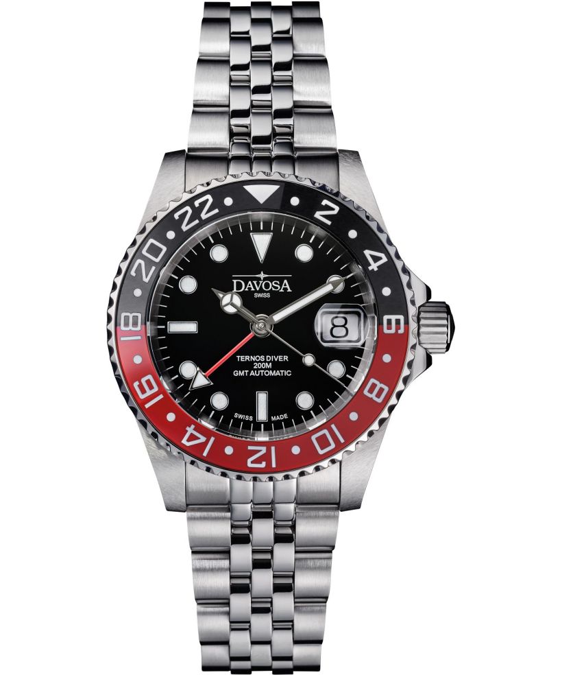 Zegarek męski Davosa Ternos Diver Ceramic GMT WaveSl Automatic