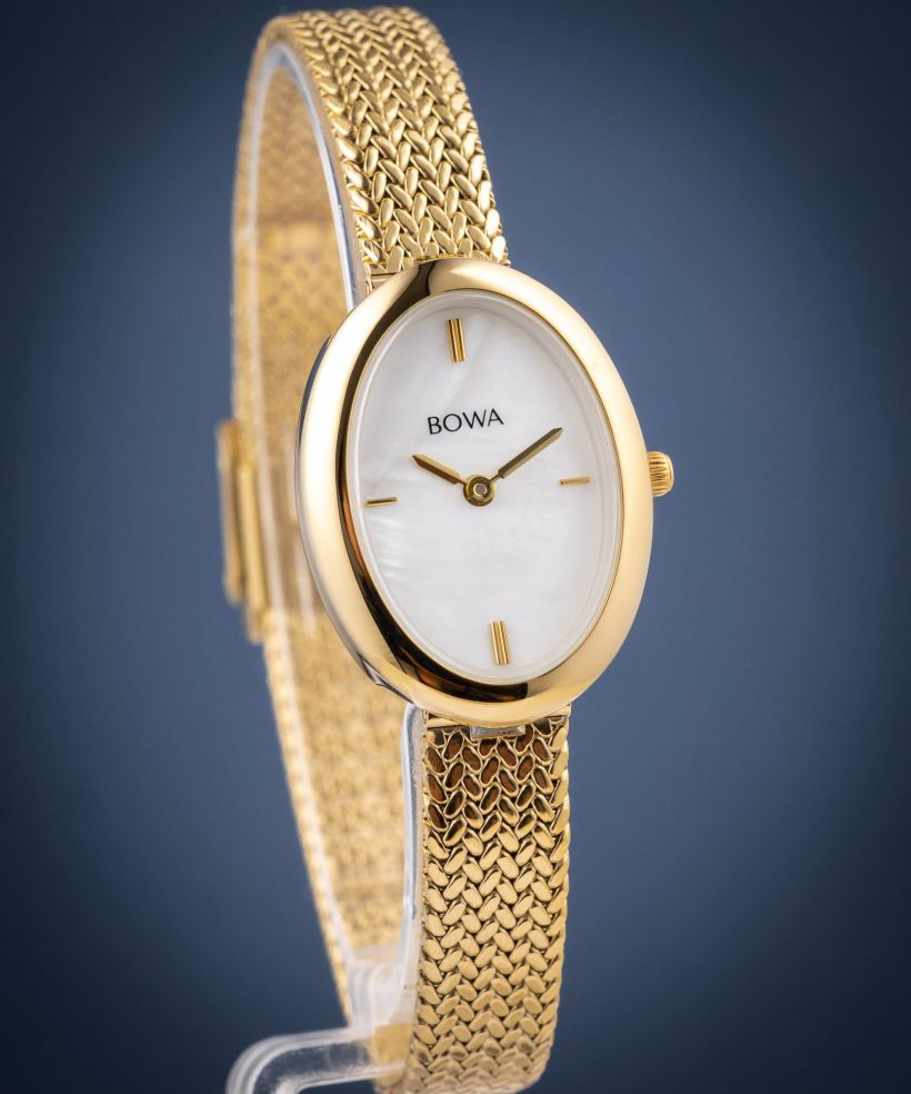 Zegarek damski BOWA Oslo Pearl-Gold Mesh 23