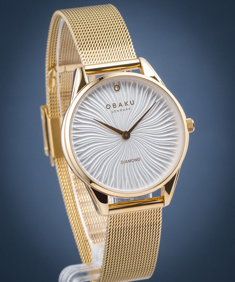 Zegarek damski Obaku Smykke Gold