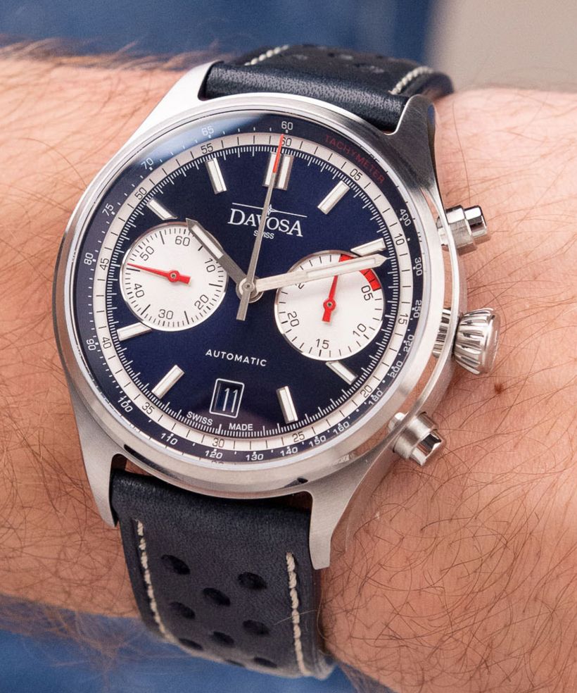 Zegarek męski Davosa Newton Pilot Rally Automatic Chronograph Limited Edition