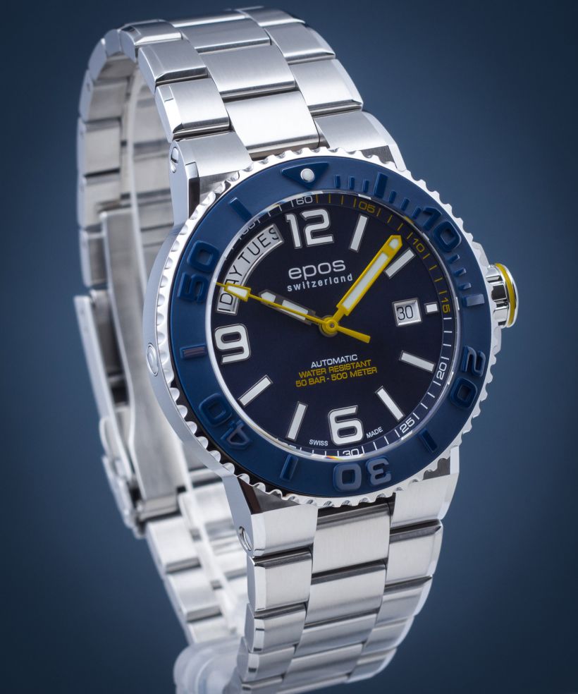 Zegarek męski Epos Sportive Day Date Diver Automatic