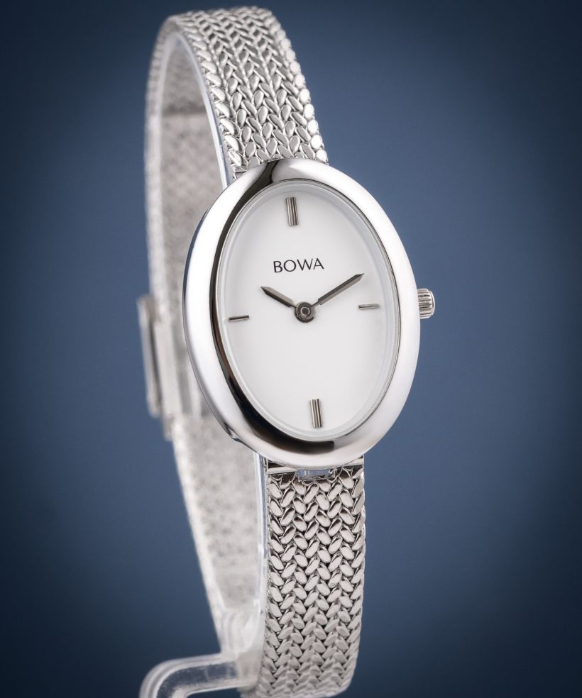 Zegarek damski BOWA Oslo White-Silver Mesh 23