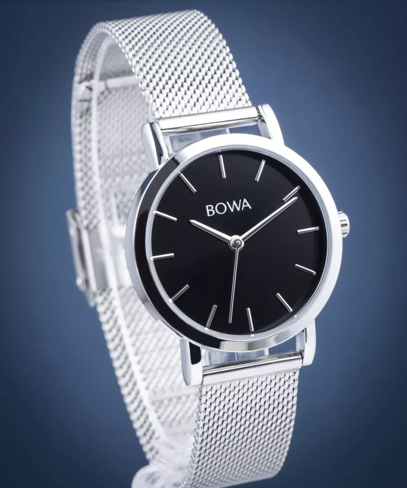 Zegarek damski BOWA Tokyo Black-Silver Mesh 33