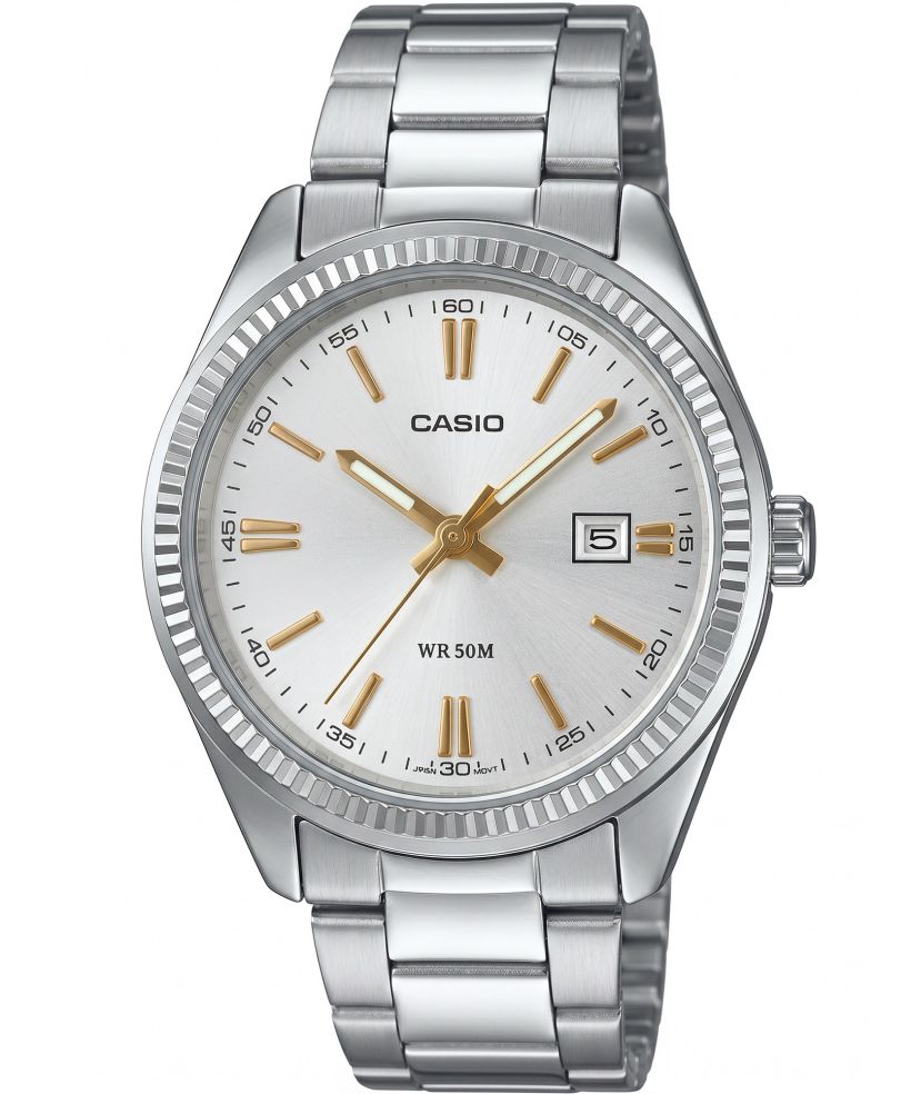 Zegarek męski Casio MTP biały