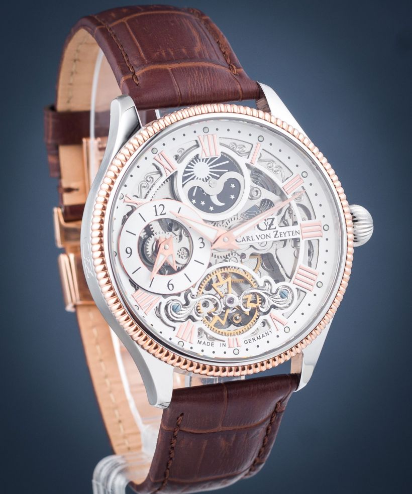 Zegarek męski Carl von Zeyten Kirnbach  Skeleton Automatic