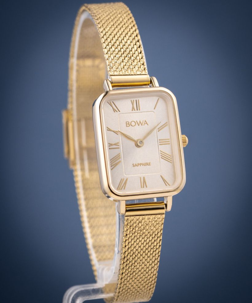 Zegarek damski BOWA Dubai Full Gold Mesh 20
