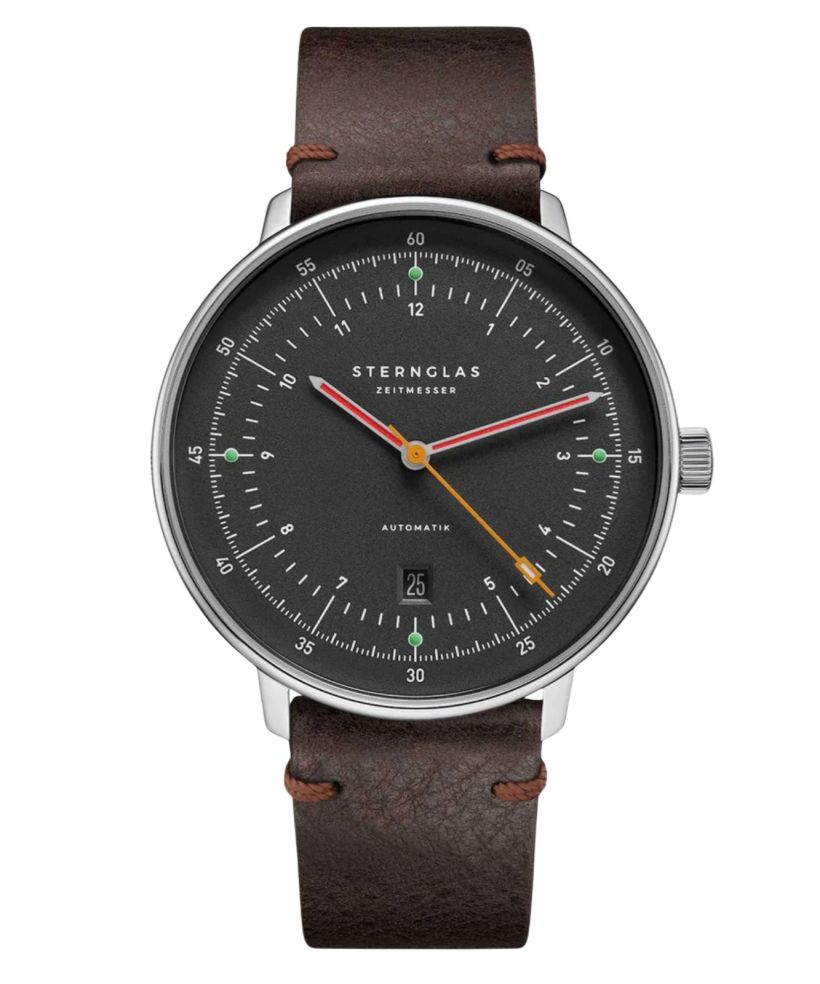 Zegarek męski Sternglas Hamburg Neugraphit Automatic