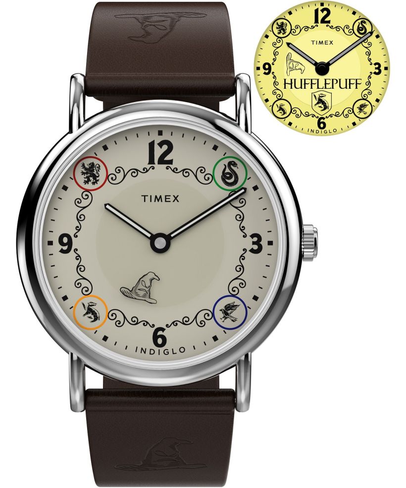 Zegarek Timex Harry Potter X Weekender Hufflepuff House 38mm Leather Strap