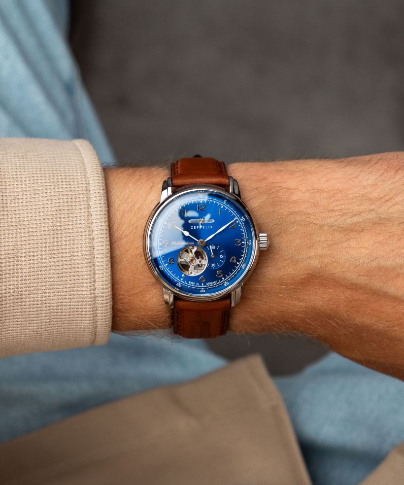 Zegarek męski Zeppelin Méditerranée Open Heart Automatic