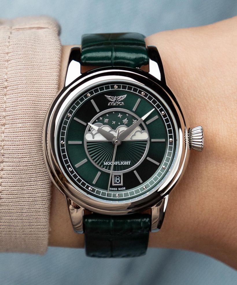 Zegarek damski Aviator Douglas Moonflight