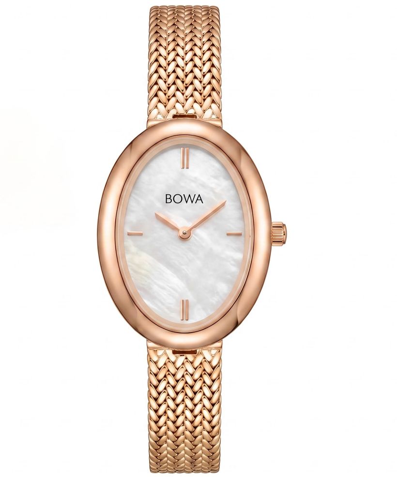 Zegarek damski BOWA Oslo Pearl Rose-Gold Mesh 23