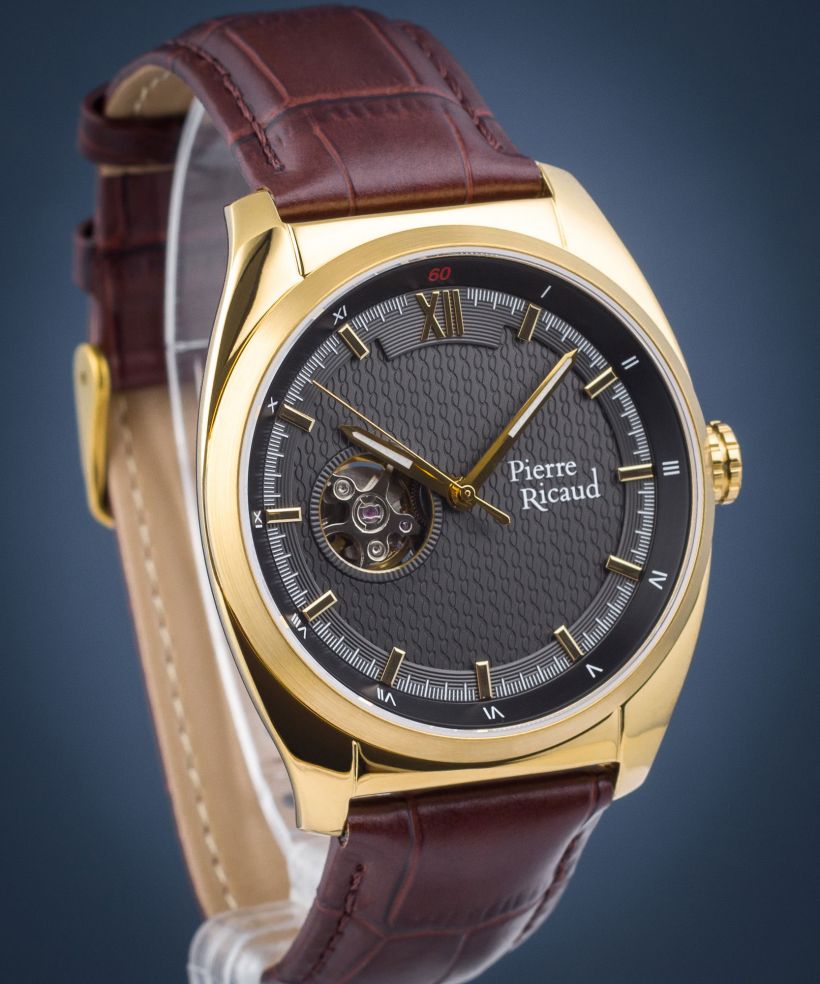 Zegarek męski Pierre Ricaud Automatic Open Heart