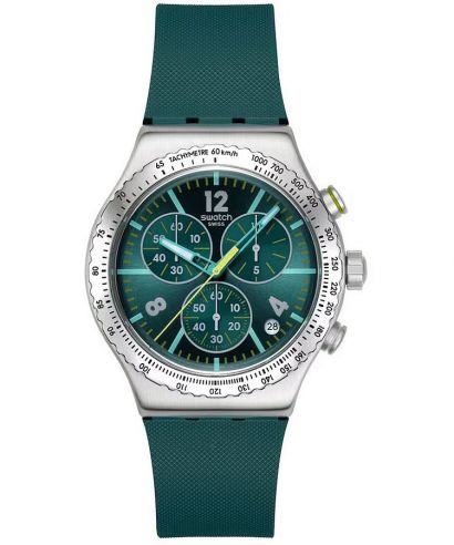 Zegarek Swatch Essentials Greenshift Glow Chronograph