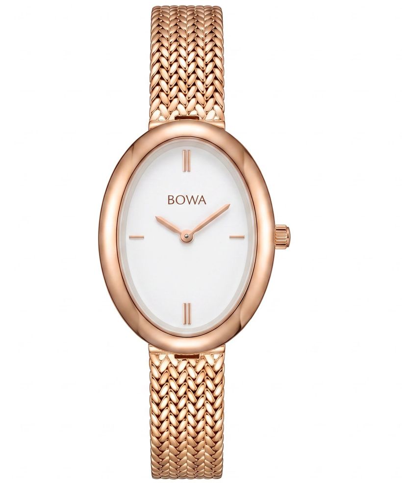 Zegarek damski BOWA Oslo White Rose-Gold Mesh 23