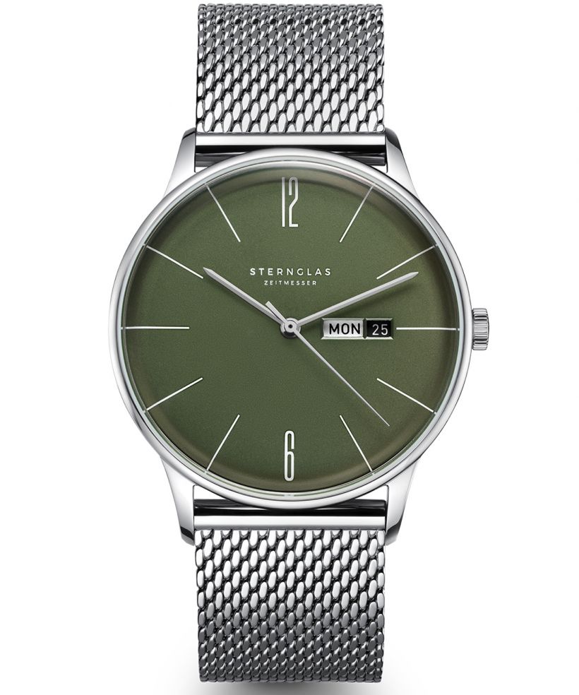 Zegarek męski Sternglas Berlin Olive Green