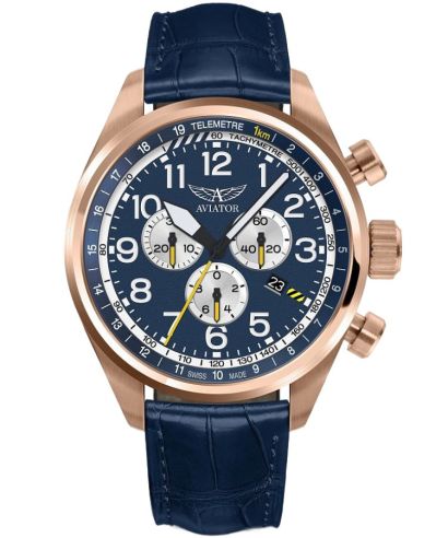 Zegarek męski Aviator Airacobra P45 Chronograph