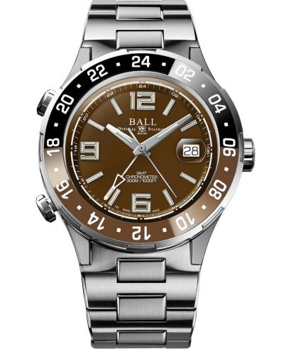 Zegarek męski Ball Roadmaster Pilot GMT Automatic Titanium Chronograph Limited Edition