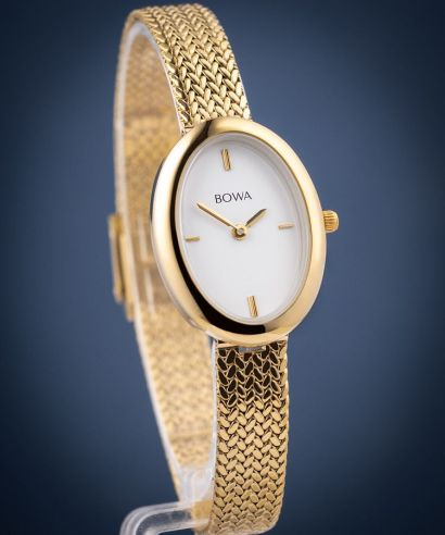 Zegarek damski BOWA Oslo White-Gold Mesh 23