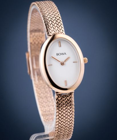 Zegarek damski BOWA Oslo White Rose-Gold Mesh 23