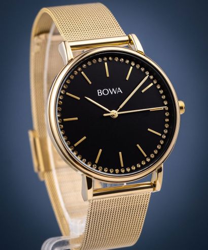 Zegarek BOWA Rio Black-Gold Mesh 38
