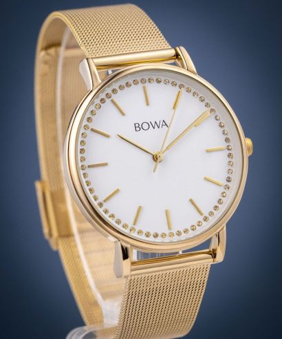 Zegarek BOWA Rio White-Gold Mesh 38
