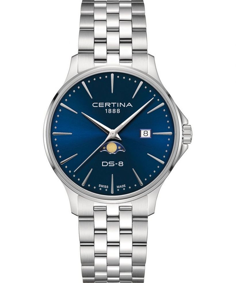 Zegarek męski Certina DS-8 Moonphase Gent