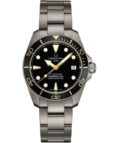 Zegarek męski Certina DS Action Diver 38 mm Powermatic 80 Automatic