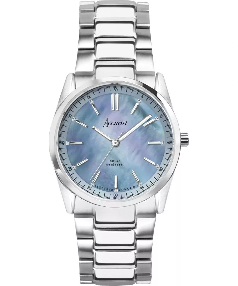 Accurist Everyday Solar 30mm - Blue Mother of Pearl 74016