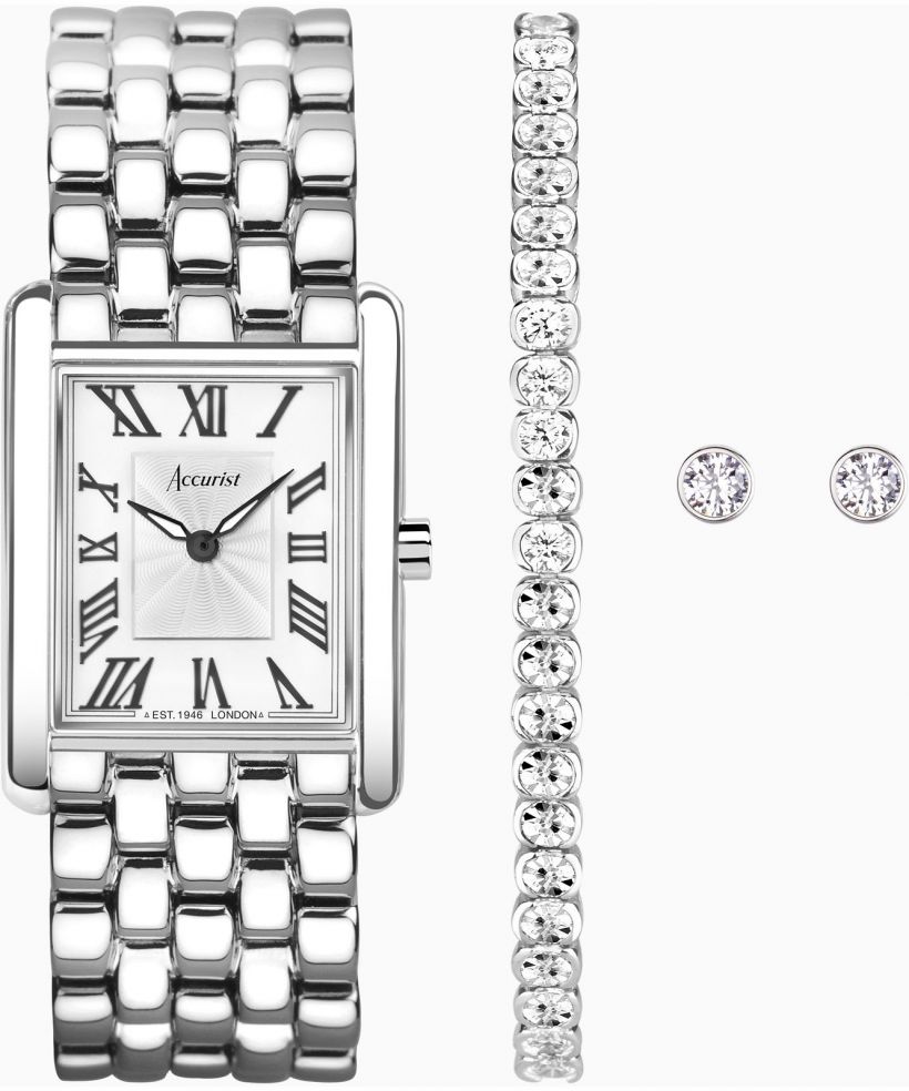 Zegarek damski Accurist Rectangle Gift Set