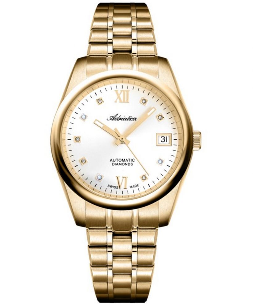 Zegarek damski Adriatica Classic Automatic Diamonds