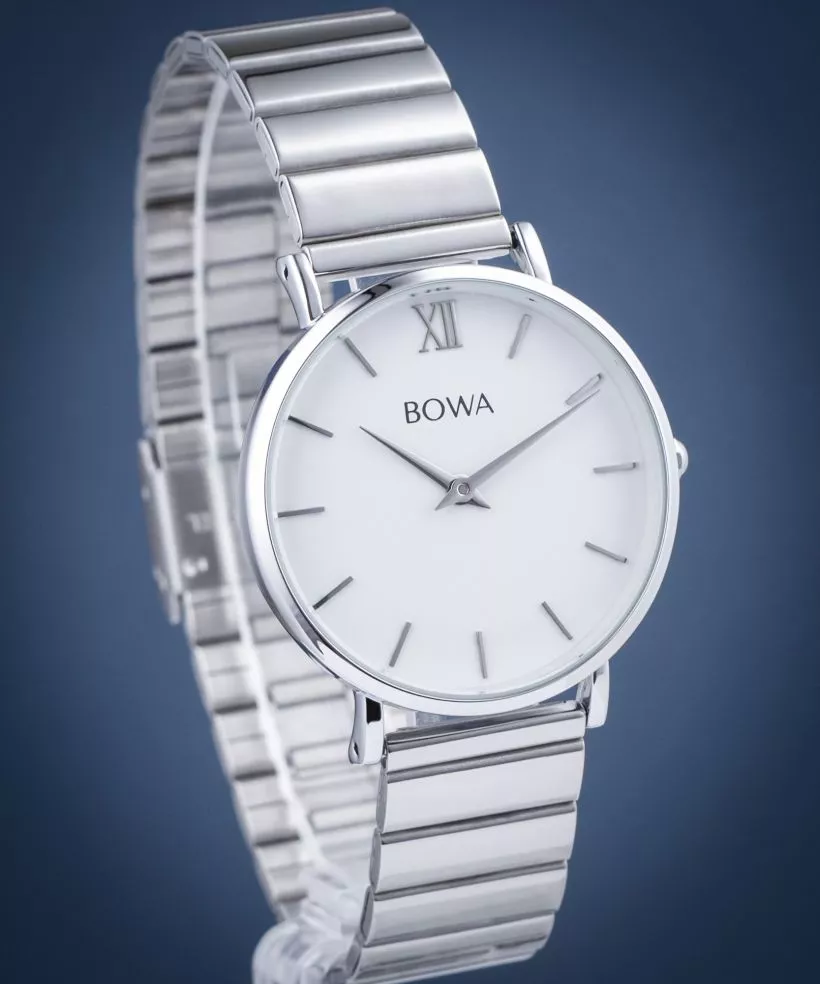Zegarek damski BOWA London White-Silver Steel 33