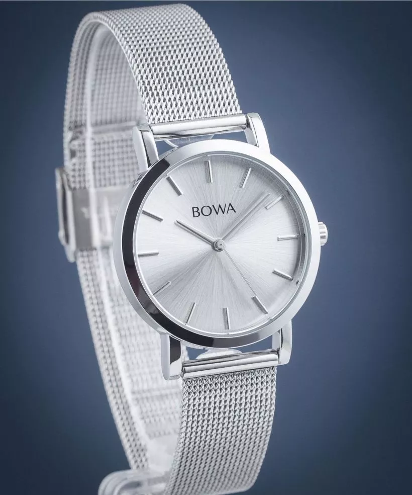 Zegarek damski BOWA Tokyo Silver-Black Tone Mesh 33