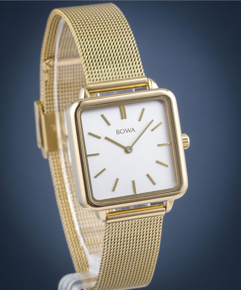 Zegarek damski BOWA Vienna White Gold Mesh 29