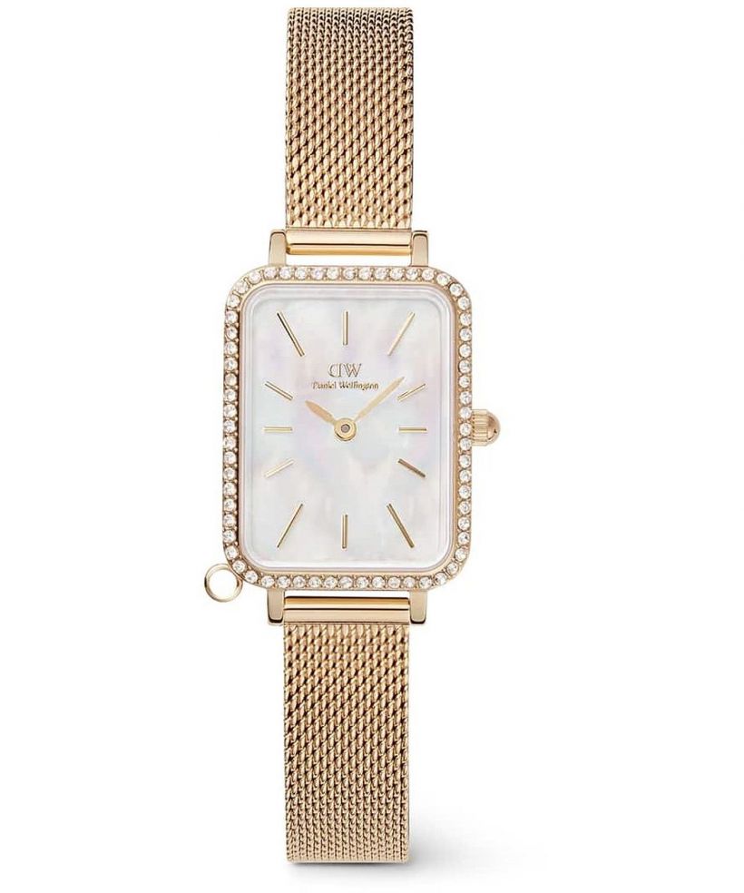Zegarek damski Daniel Wellington Quadro Crystal Zodiac Evergold 20