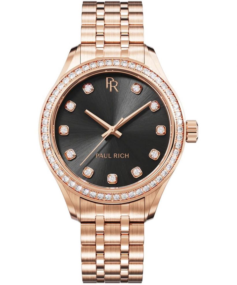 Zegarek damski Paul Rich Crystelle Rose Gold Black
