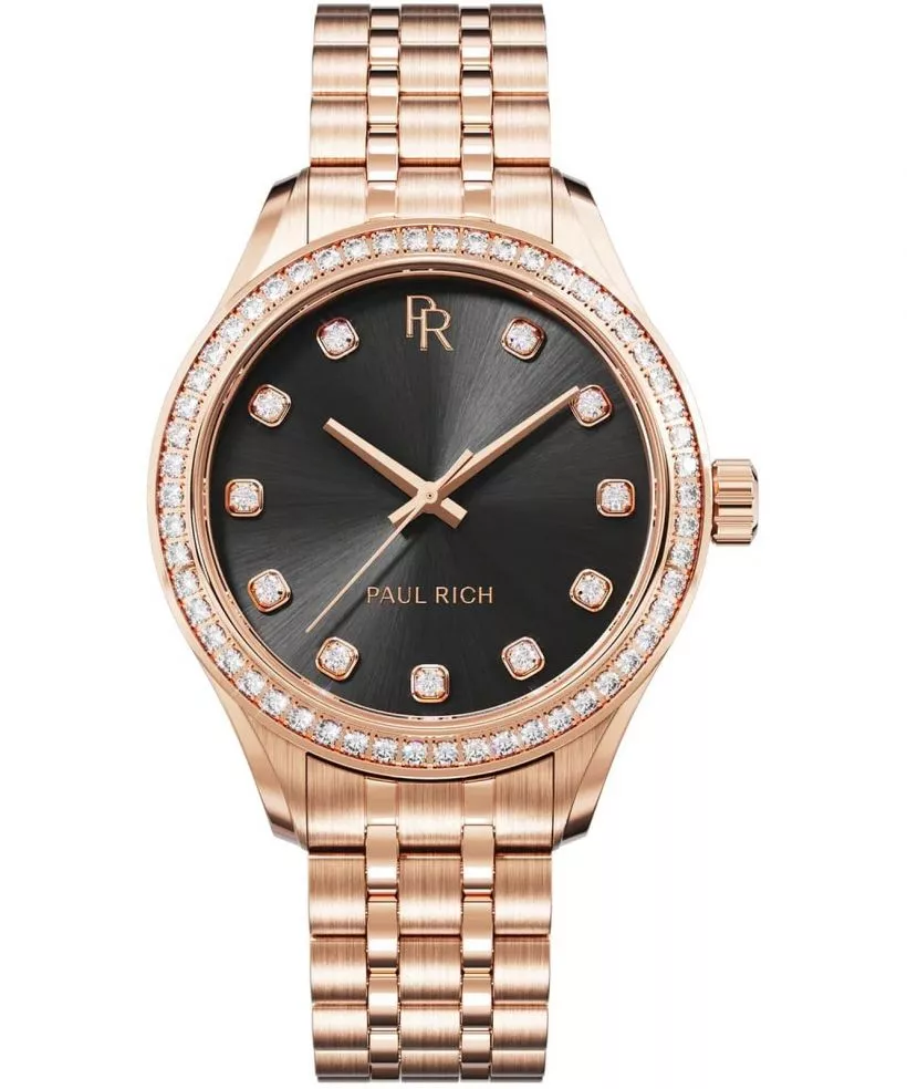 Zegarek damski Paul Rich Crystelle Rose Gold Black
