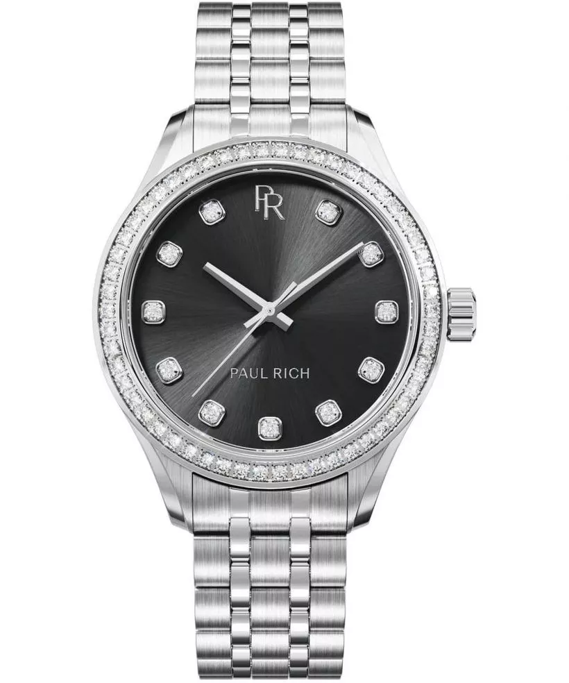 Zegarek damski Paul Rich Crystelle Silver Black