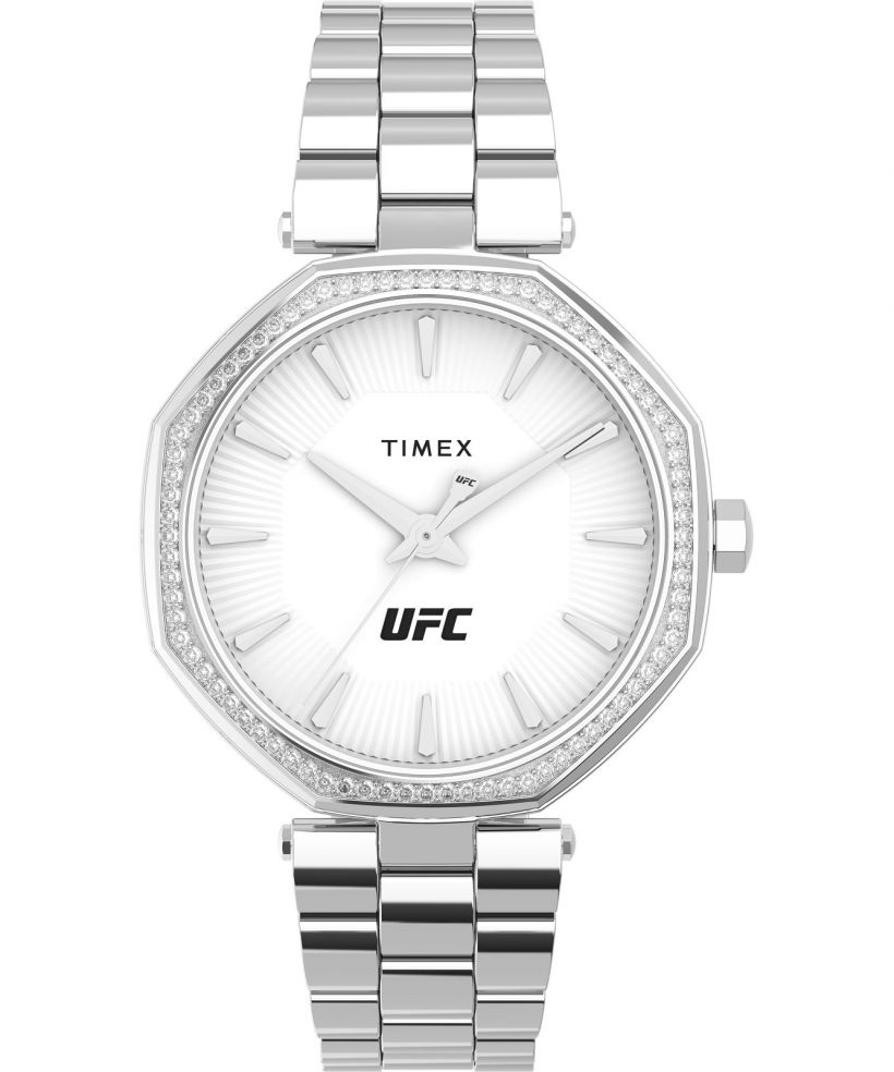 Timex UFC King – Orologio Uomo 45mm, Quadrante Ottagonale Nero, Vetro Minerale, Impermeabile 100m